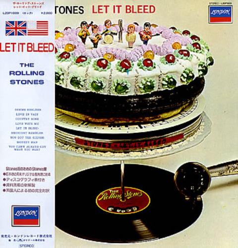The Rolling Stones Let It Bleed vinyl LP album (LP record) Japanese ROLLPLE74602