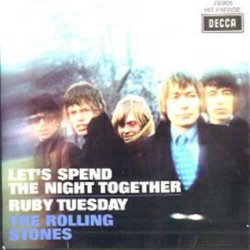 The Rolling Stones Let's Spend The Night Together 7" vinyl single (7 inch record / 45) French ROL07LE55419