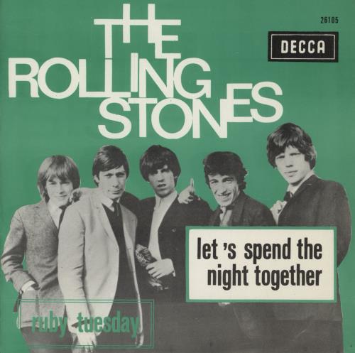 The Rolling Stones Let's Spend The Night Together 7" vinyl single (7 inch record / 45) Belgian ROL07LE632774
