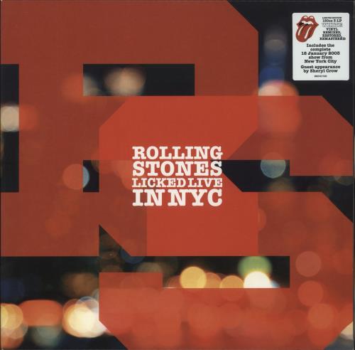 The Rolling Stones Licked Live In NYC - White Vinyl 3-LP vinyl record set (Triple LP Album) UK ROL3LLI864813