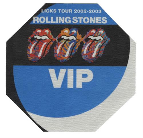 The Rolling Stones Licks Tour 2002-2003 tour pass US ROLTPLI428178