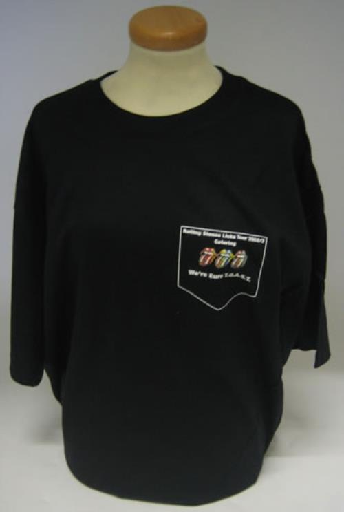 The Rolling Stones Licks Tour 2002/3 Catering t-shirt UK ROLTSLI368426