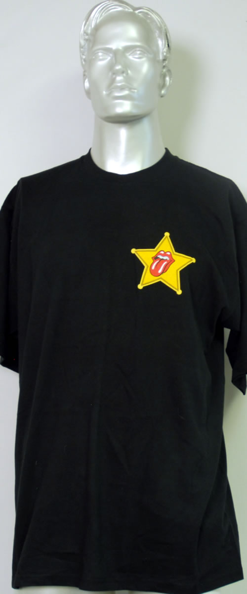 The Rolling Stones Licks World Tour 2002/03 - Official Police Escort t-shirt UK ROLTSLI609356