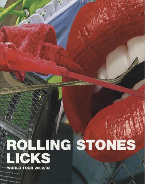 The Rolling Stones Licks World Tour 2002/03 tour programme UK ROLTRLI345316