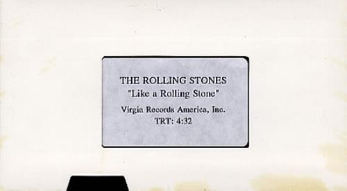 The Rolling Stones Like A Rolling Stone video (VHS or PAL or NTSC) US ROLVILI349973
