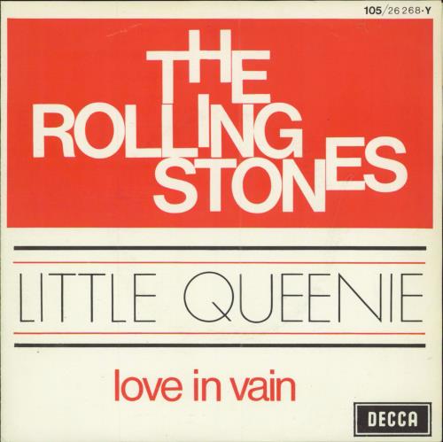 The Rolling Stones Little Queenie 7" vinyl single (7 inch record / 45) Belgian ROL07LI61887