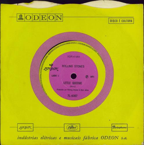 The Rolling Stones Little Queenie 7" vinyl single (7 inch record / 45) Brazilian ROL07LI773907