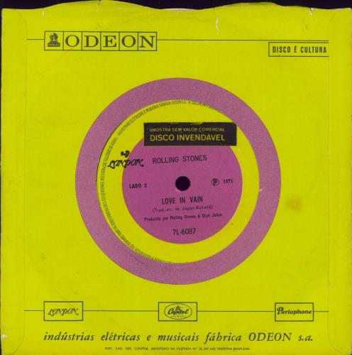 The Rolling Stones Little Queenie 7" vinyl single (7 inch record / 45) Brazilian ROL07LI773907