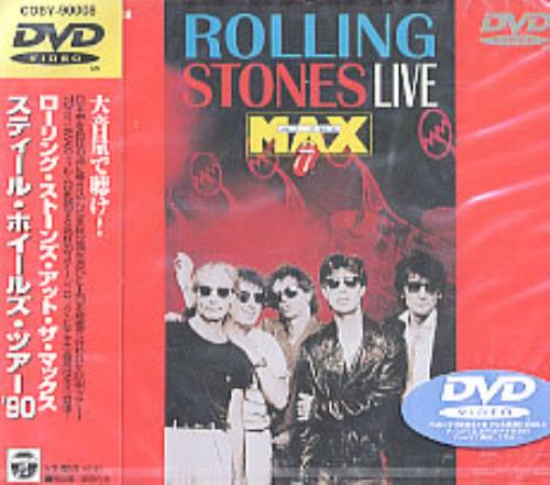 The Rolling Stones Live At The Max DVD Japanese ROLDDLI207012