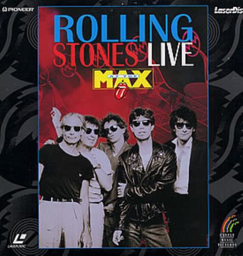 The Rolling Stones Live At The Max laserdisc / lazerdisc UK ROLLZLI262542