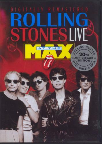 The Rolling Stones Live At The Max DVD UK ROLDDLI488202