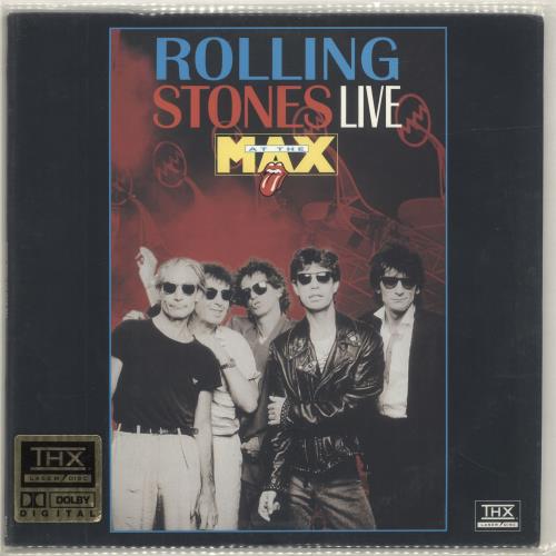 The Rolling Stones Live At The Max laserdisc / lazerdisc US ROLLZLI668791