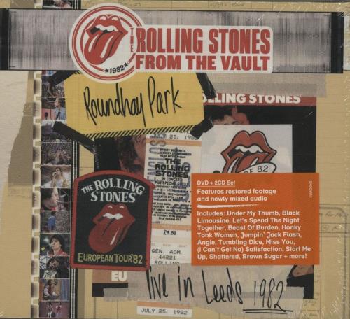 The Rolling Stones Live In Leeds 1982 - Sealed 3-disc CD/DVD Set UK ROL3DLI647181