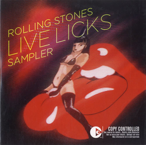 The Rolling Stones Live Licks Sampler CD album (CDLP) UK ROLCDLI308283