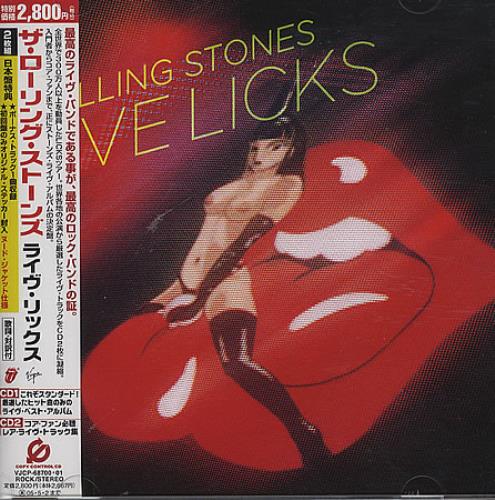 The Rolling Stones Live Licks 2 CD album set (Double CD) Japanese ROL2CLI368129