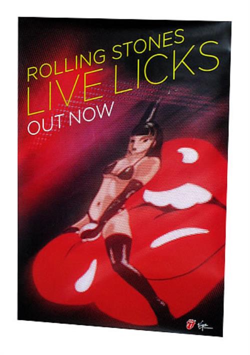 The Rolling Stones Live Licks poster UK ROLPOLI392808