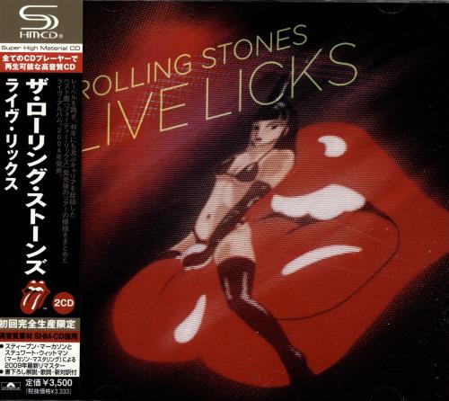 The Rolling Stones Live Licks SHM CD Japanese ROLHMLI485258