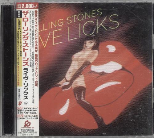 The Rolling Stones Live Licks 2 CD album set (Double CD) Japanese ROL2CLI699771