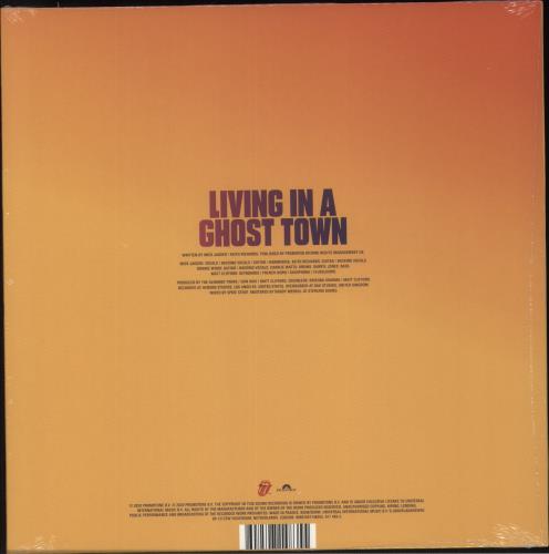 The Rolling Stones Living In A Ghost Town - Orange Vinyl - Sealed 10" vinyl single (10 inch record) UK ROL10LI747593