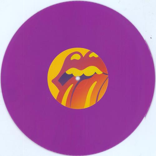 The Rolling Stones Living In A Ghost Town - Purple Vinyl 10" vinyl single (10 inch record) UK ROL10LI807793