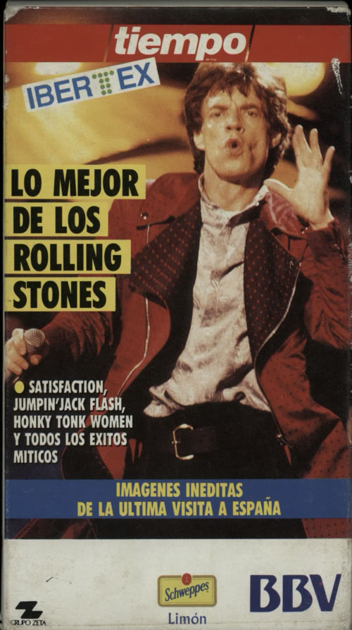 The Rolling Stones Lo Mejor De Los Rolling Stones video (VHS or PAL or NTSC) Spanish ROLVILO122212