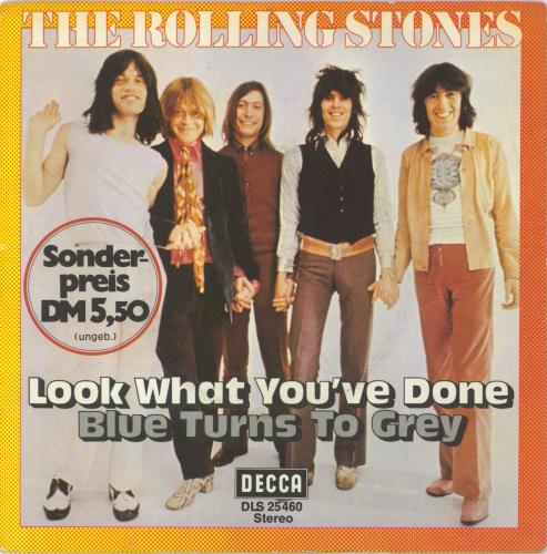 The Rolling Stones Look What You've Done - VG 7" vinyl single (7 inch record / 45) German ROL07LO793588