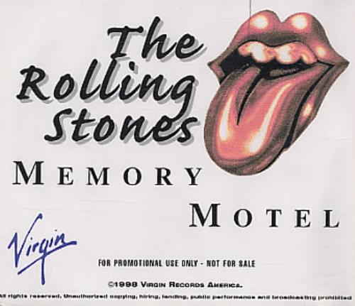 The Rolling Stones Memory Motel - Live CD-R acetate US ROLCRME125482