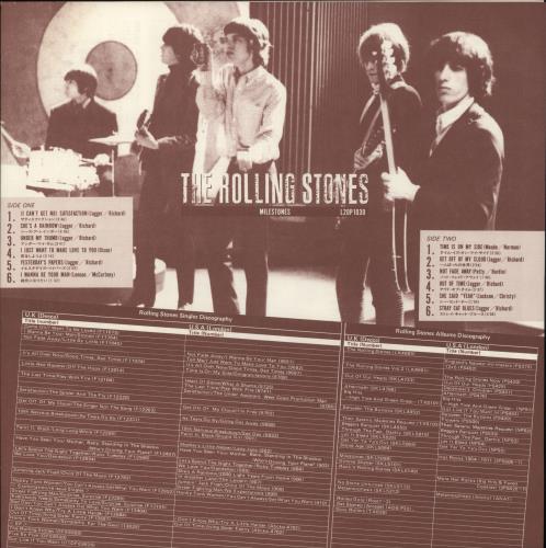 The Rolling Stones Milestones - Orange Vinyl + postcard vinyl LP album (LP record) Japanese ROLLPMI222597