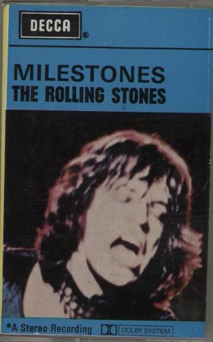 The Rolling Stones Milestones cassette album UK ROLCLMI759021