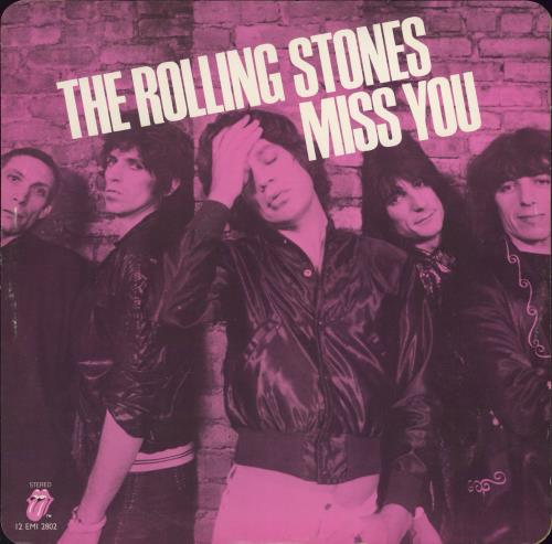 The Rolling Stones Miss You - 1st - Pink Vinyl - VG+ 12" vinyl single (12 inch record / Maxi-single) UK ROL12MI32694