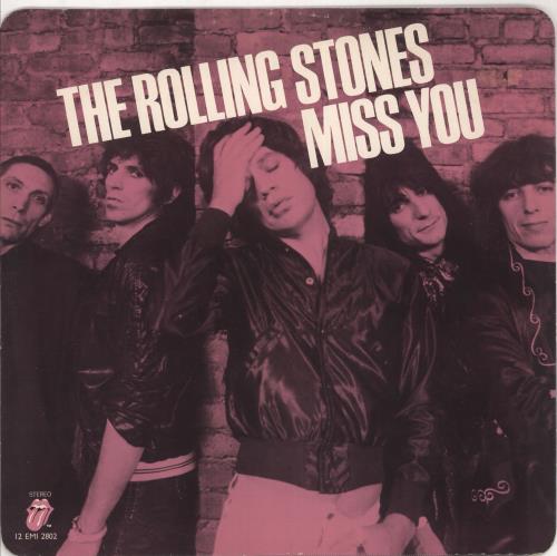 The Rolling Stones Miss You - 1st - Pink 12" vinyl single (12 inch record / Maxi-single) UK ROL12MI313096