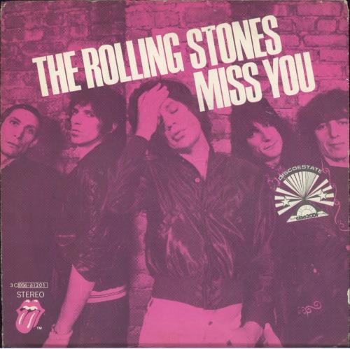 The Rolling Stones Miss You - CIAO 2001 7" vinyl single (7 inch record / 45) Italian ROL07MI804569