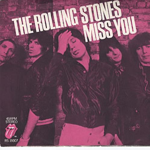The Rolling Stones Miss You 7" vinyl single (7 inch record / 45) US ROL07MI141825
