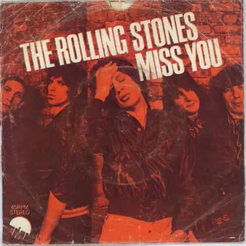 The Rolling Stones Miss You 7" vinyl single (7 inch record / 45) Turkish ROL07MI776113