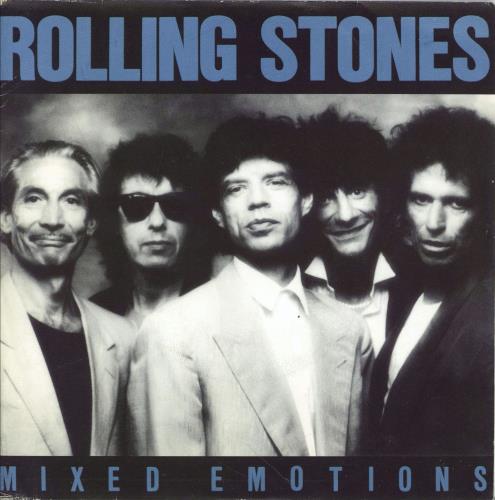 The Rolling Stones Mixed Emotions 7" vinyl single (7 inch record / 45) Spanish ROL07MI170662