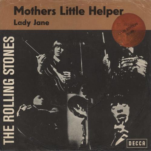 The Rolling Stones Mothers Little Helper - Club Edition Stickered 7" vinyl single (7 inch record / 45) Swiss ROL07MO773609