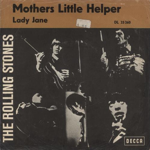The Rolling Stones Mothers Little Helper - Club Edition Stickered 7" vinyl single (7 inch record / 45) Swiss ROL07MO773609