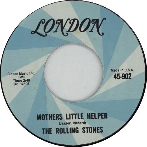 The Rolling Stones Mother's Little Helper - P/S 7" vinyl single (7 inch record / 45) US ROL07MO181384