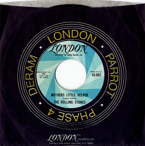 The Rolling Stones Mother's Little Helper 7" vinyl single (7 inch record / 45) US ROL07MO592526