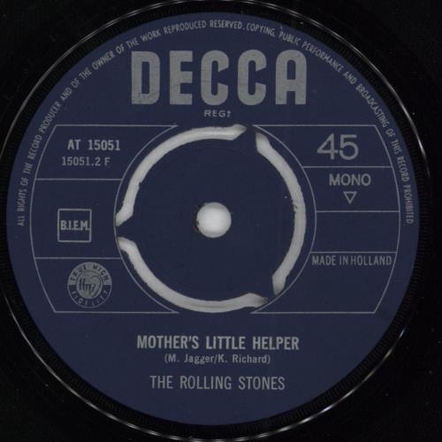 The Rolling Stones Mother's Little Helper 7" vinyl single (7 inch record / 45) Dutch ROL07MO790717