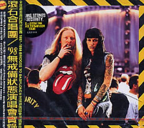 The Rolling Stones No Security CD album (CDLP) Taiwanese ROLCDNO273834