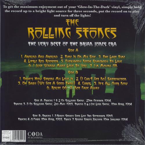 The Rolling Stones Not Fade Away - Luminous Vinyl vinyl LP album (LP record) UK ROLLPNO787805