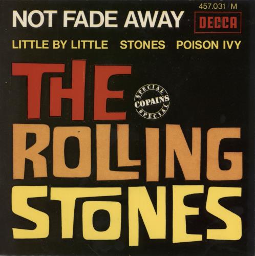 The Rolling Stones Not Fade Away E.P. - Boxed 7" vinyl single (7 inch record / 45) French ROL07NO777072