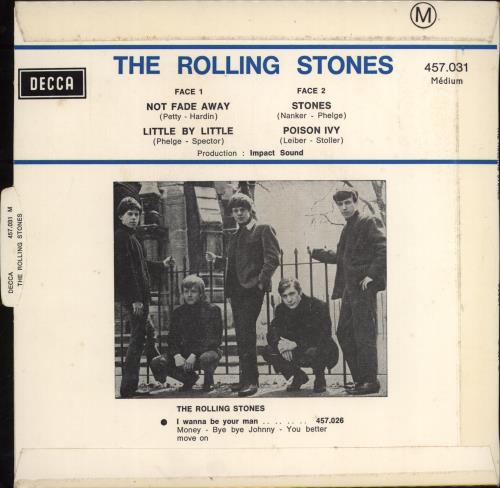 The Rolling Stones Not Fade Away E.P. - Boxed 7" vinyl single (7 inch record / 45) French ROL07NO777072