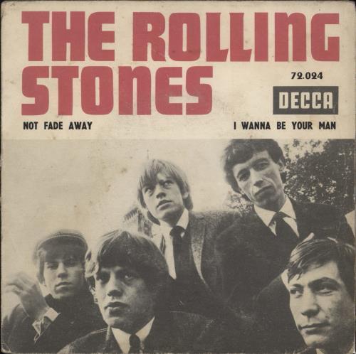 The Rolling Stones Not Fade Away 7" vinyl single (7 inch record / 45) French ROL07NO777102