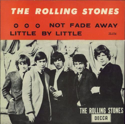 The Rolling Stones Not Fade Away 7" vinyl single (7 inch record / 45) Belgian ROL07NO790018