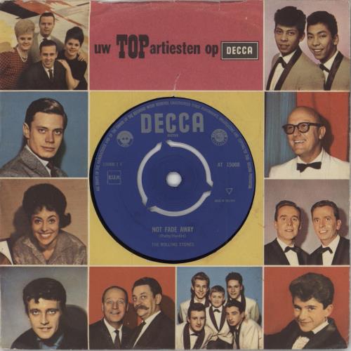 The Rolling Stones Not Fade Away 7" vinyl single (7 inch record / 45) Dutch ROL07NO790703