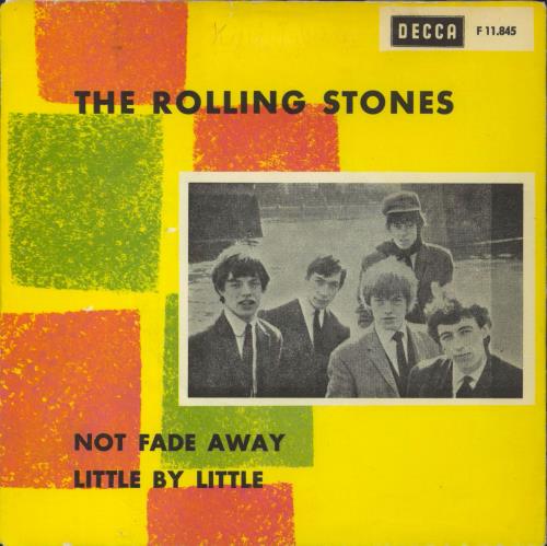 The Rolling Stones Not Fade Away 7" vinyl single (7 inch record / 45) Swedish ROL07NO795386
