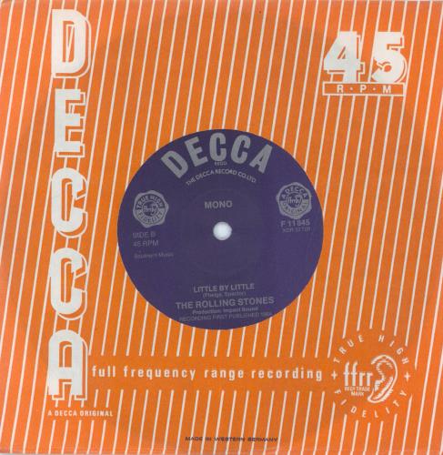 The Rolling Stones Not Fade Away 7" vinyl single (7 inch record / 45) UK ROL07NO813559