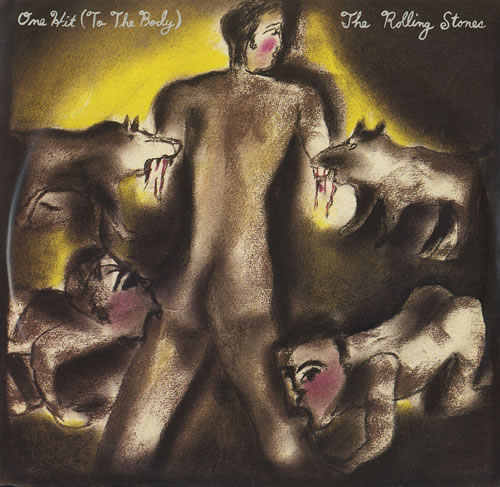 The Rolling Stones One Hit (To The Body) 7" vinyl single (7 inch record / 45) Canadian ROL07ON69594